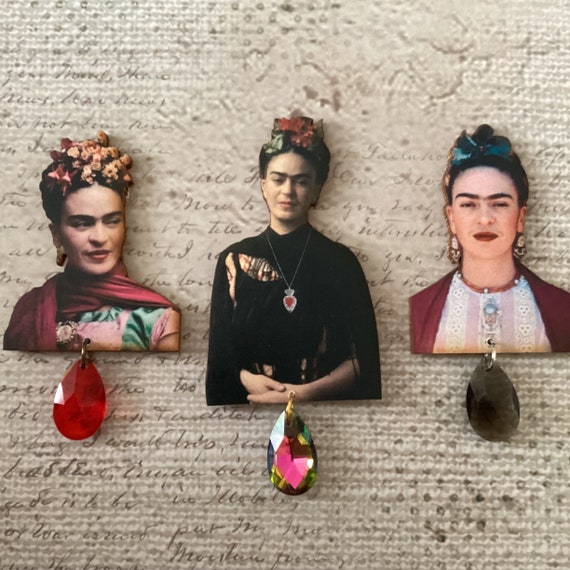 Frida Kahlo Brosche,Frida Kahlo Pins,Frida Kahlo Abzeichen,Frida