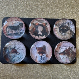Fox Fridge Magnets /Fox planner  Magnets/Gifts for Fox lover/Fox Memo Board Magnets /Wolf lover Gift/ Fox fridge magnets