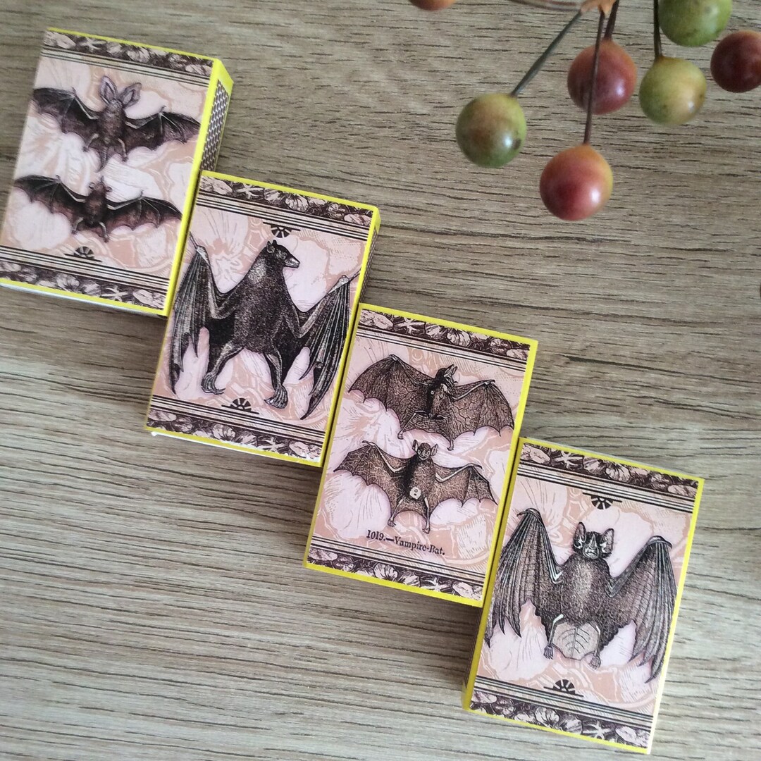 Bat Gifts,bat Matchboxes,bat Lover Gifts ,matchbox Gift Ideas,bat Match