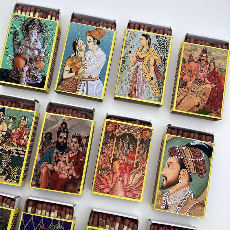 Vintage Indian Romance Matchboxes,matchbox Collections, Jaipur ...