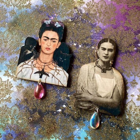 Frida Kahlo Brooch,frida Kahlo Pins,frida Kahlo Badge,frida Kahlo