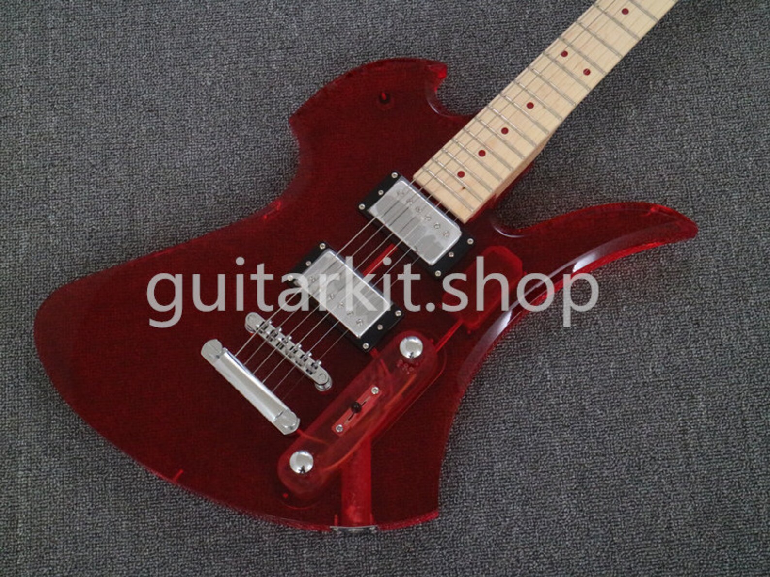 Acrylic Body Mockingbird Electric guitar with Etsy