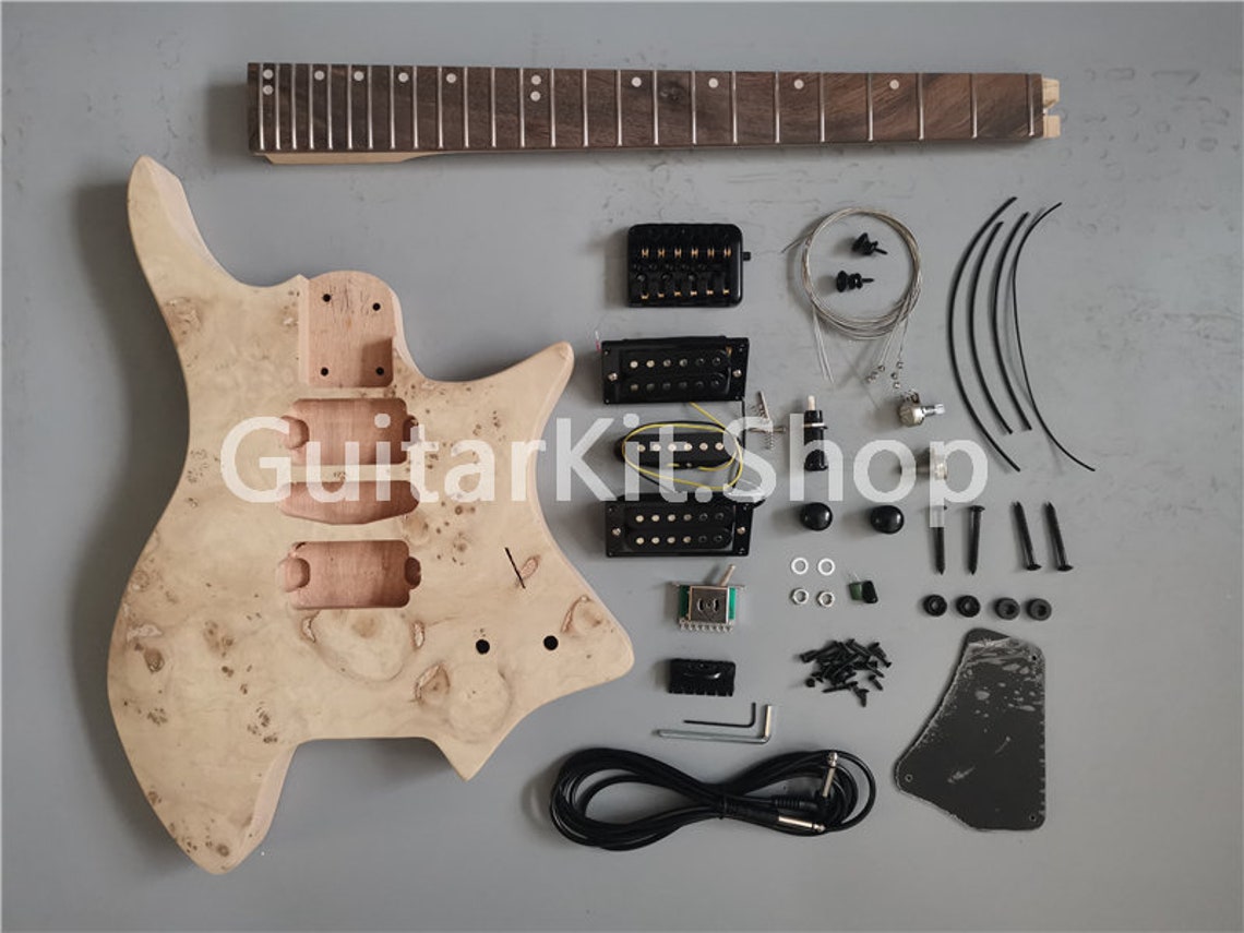 Headless DIY Electric Guitar Kit ZQN004 Etsy