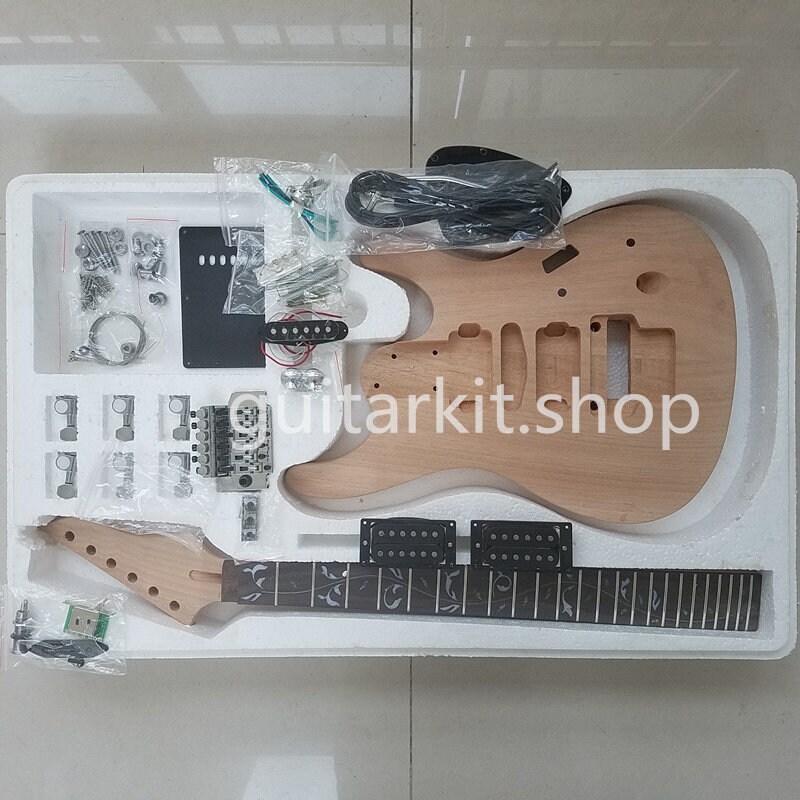 DIY guitar kit semihollow Electric Guitar Kit / DIY Electric Etsy