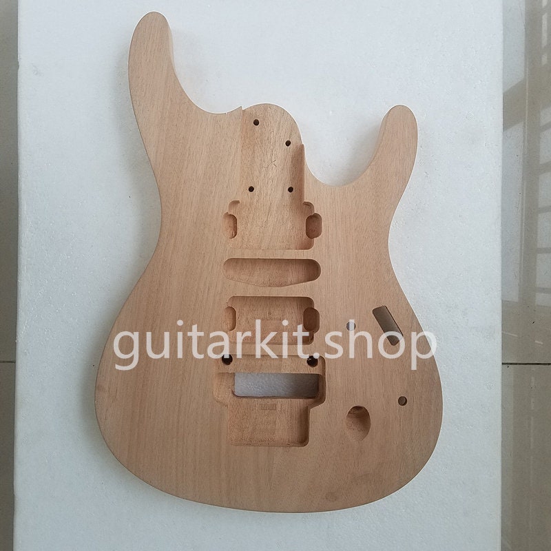 DIY guitar kit semihollow Electric Guitar Kit / DIY Electric Etsy