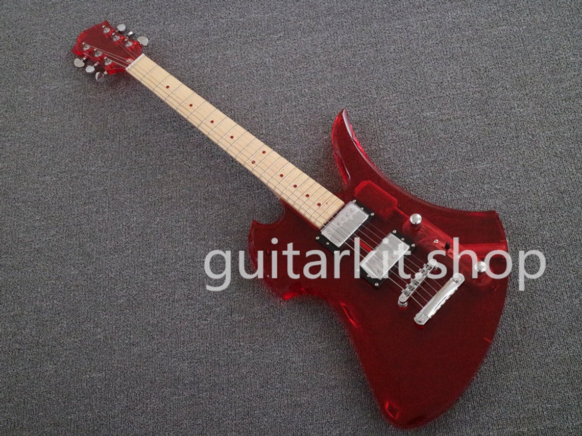 Acrylic Body Mockingbird Electric guitar with Etsy