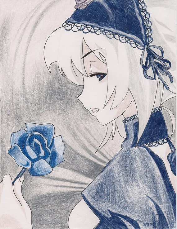 This Is A Fanart Drawing From The Anime Rozen Maiden Etsy