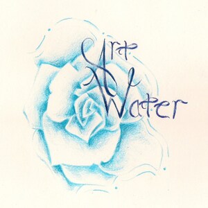 Digital print of my original drawing Art Water