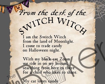 The Switch Witch Printable