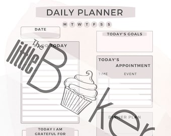 Neutral Daily Digital Planner