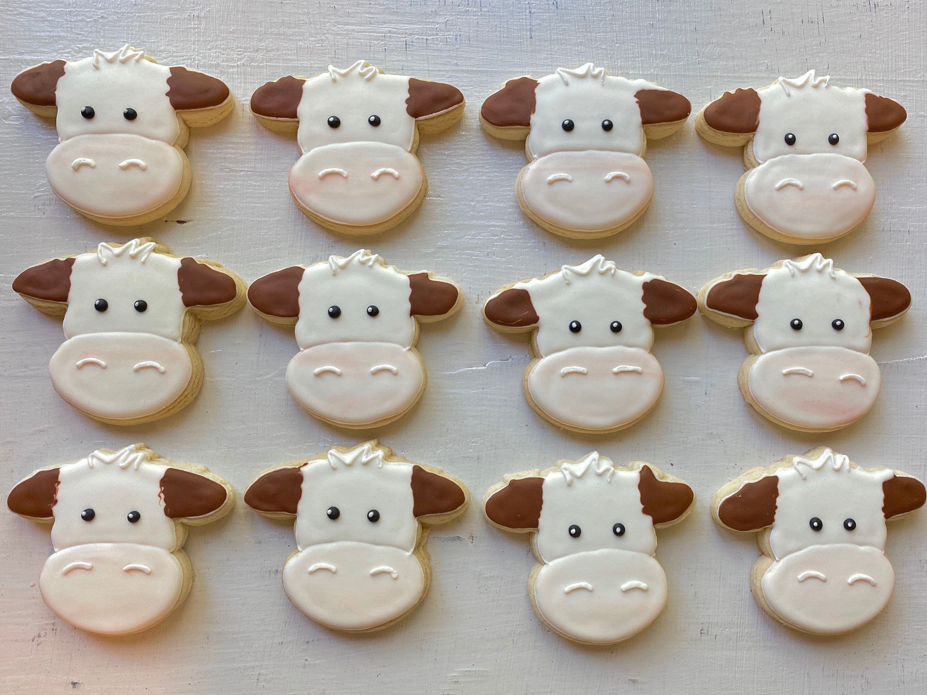 Cow Cookies Etsy