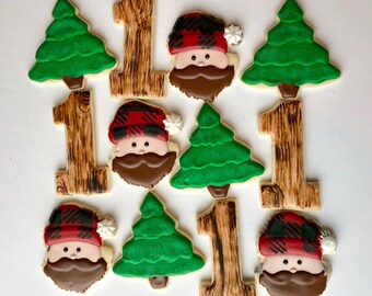 Lumber Jack Cookies | Etsy