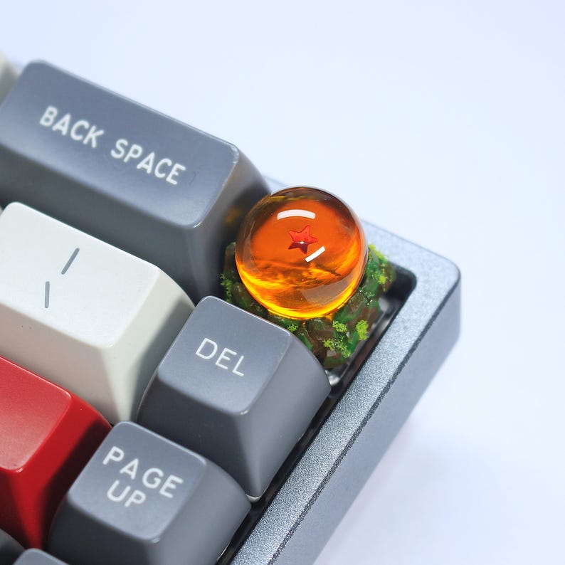 Dragon Stars Resin Artisan Keycap – Handmade Fantasy Keyboard Accessory ...