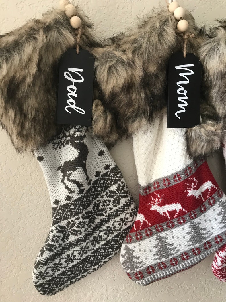 Custom Stocking Tags