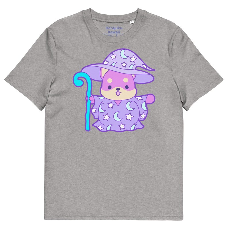Shiba wizard organic cotton yume kawaii unisex Harajuku fashion anime tee