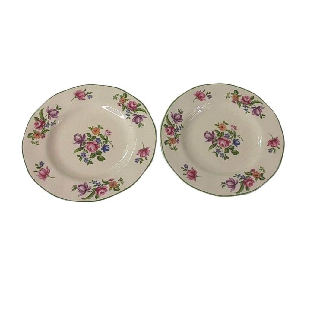 Vintage Wedgwood Co. Ltd. Dinner Plate & Saucers 5 Piece Set White ...