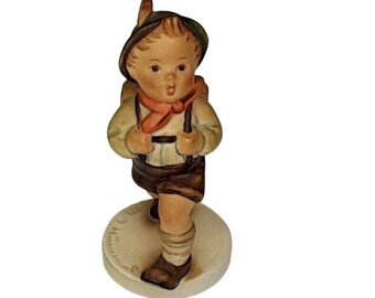 Vintage Hummel Goebel School Boy on a Stand Figurine 82 2/0 Collectible-4.5" Tall-Decorative Collectible