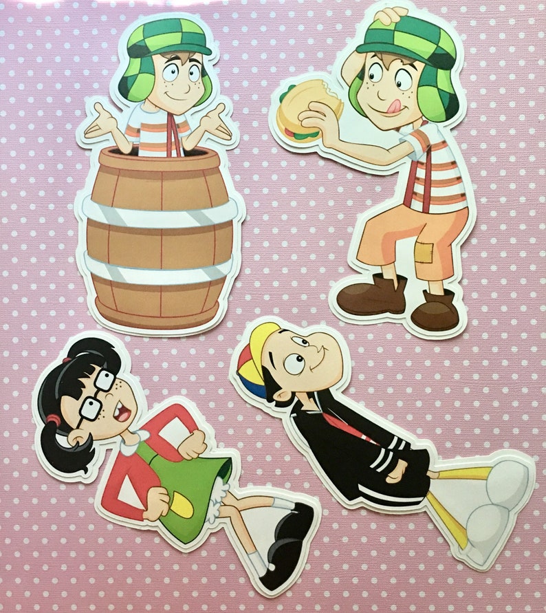 El Chavo Del Ocho Party Set Of 4 Printed Die Cuts Etsy