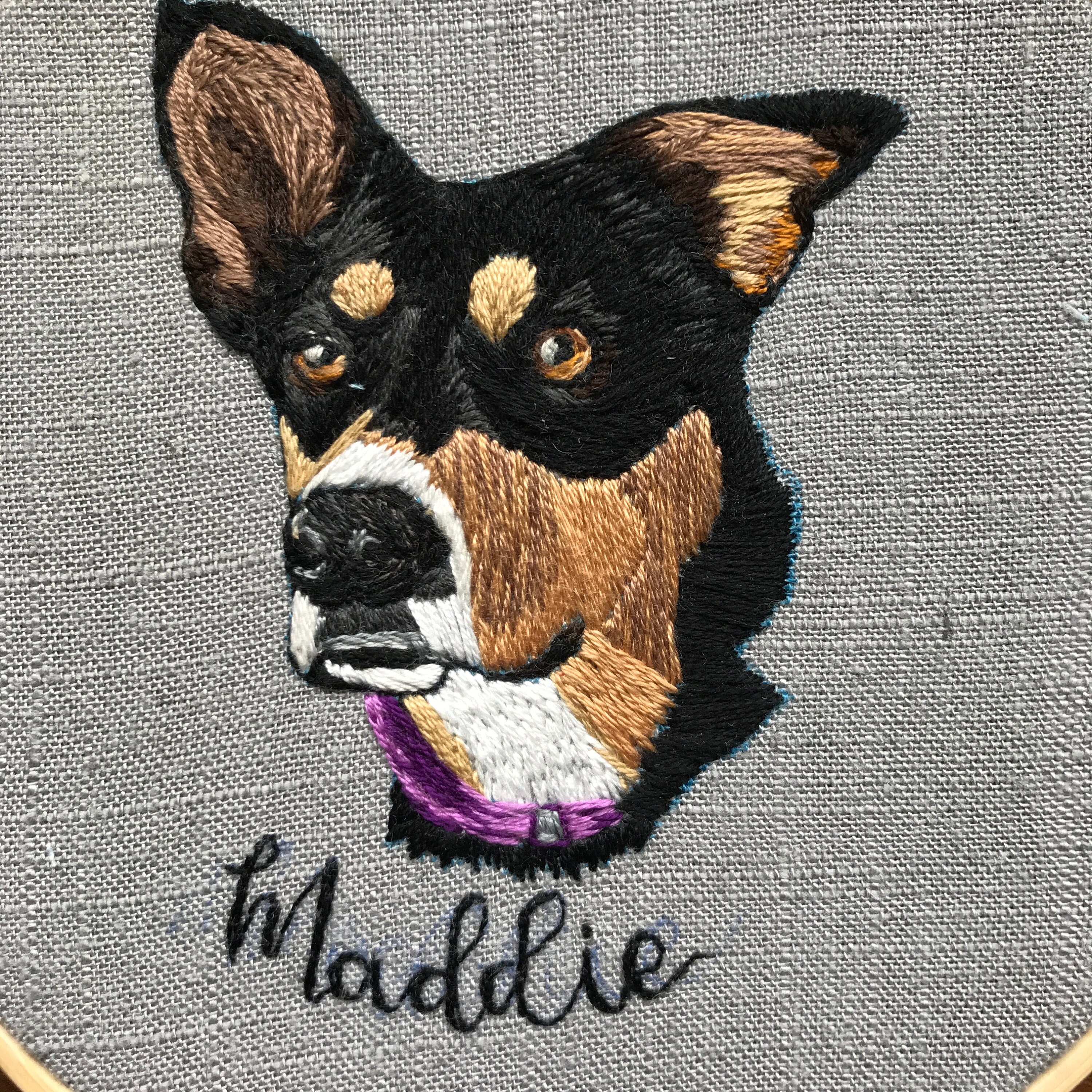 Custom Pet Embroidery Portrait - Etsy India