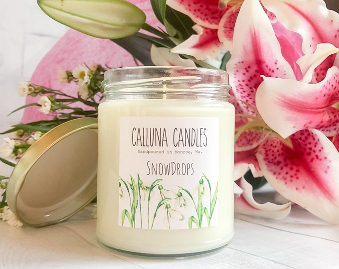 Snowdrops Soy Candle