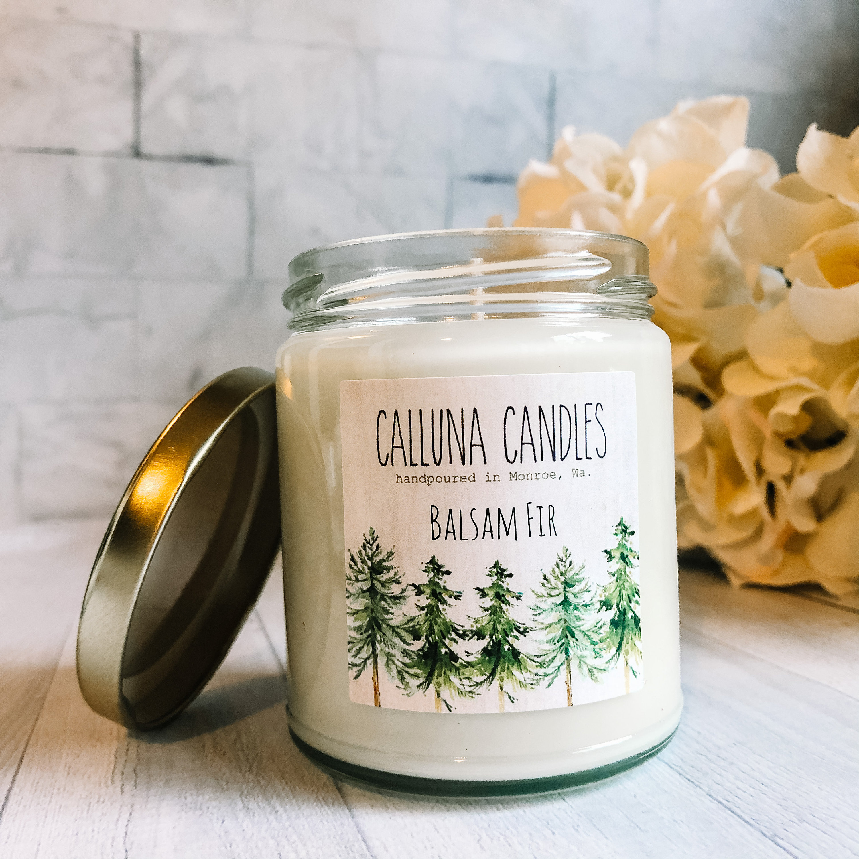 Balsam Fir Soy Candle 6 oz. Evergreen Candle Etsy
