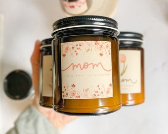 Mother’s Day Soy Wax Candle -Choose your Scent & Label