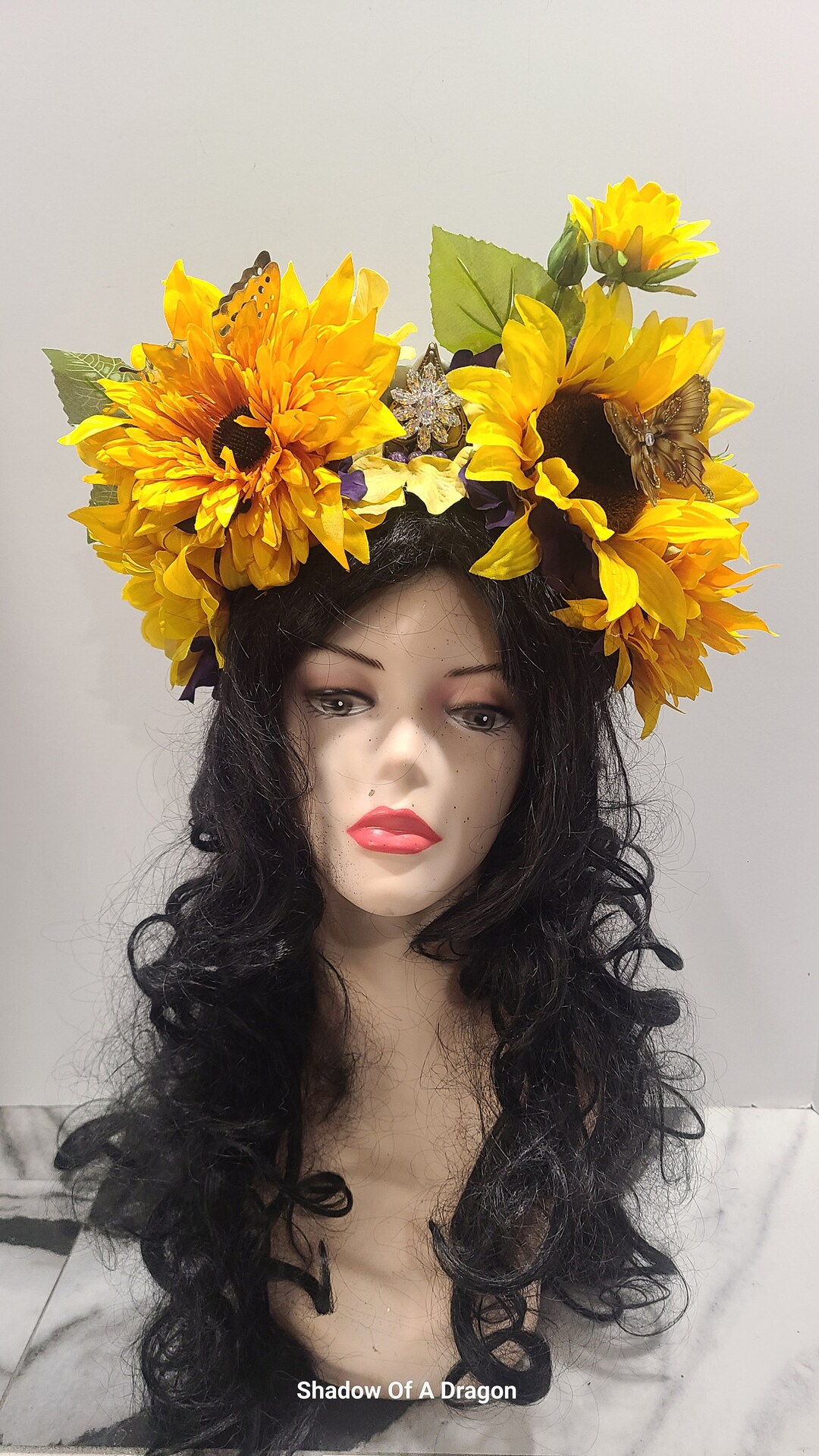 Oversized Yellow Bloom Headpiece main image 0