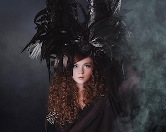 Made to order Gothic black wings