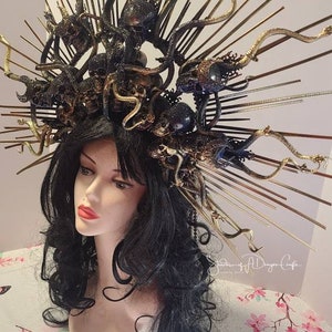 MEDUSA headpiece,  snake, fantasy Headpiece