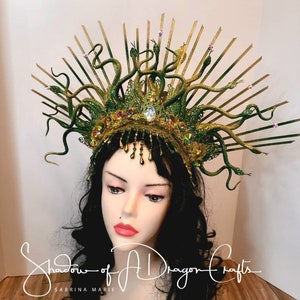 MEDUSA headpiece,  snake, fantasy Headpiece