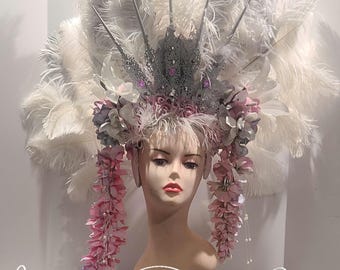 Extra Large Wing Headpiece - Etsy display picture 3