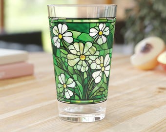 Irlandzki witraż do piwa, dekoracje na Dzień Świętego Patryka, kufel do piwa Clover, irlandzkie dekoracje, Dzień Świętego Patryka, wyjątkowy irlandzki pomysł na prezent