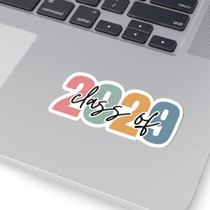 Klasse von 2029 Aufkleber, 2029 Abschlussgeschenk, Schulgeist Dekor, Laptop und Journal Aufkleber, zukünftige Highschool oder College-Grad, Klassengeschenk