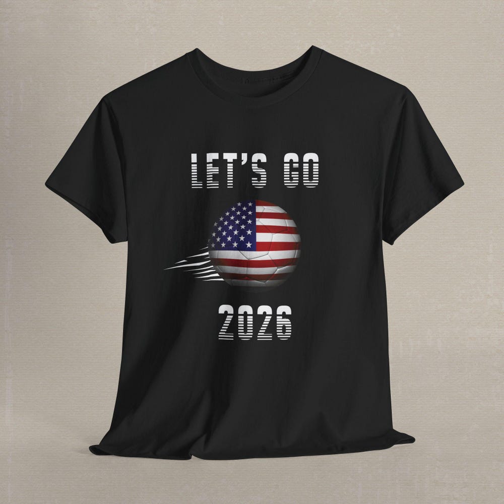Snorider Design 2026 World Soccer Tee, Let'S Go Usa, Soccer Champs, Soccer Fan Shirt, Soccer Lover, Soccer Coach, International Sport, Soccer Gift, Team Usa