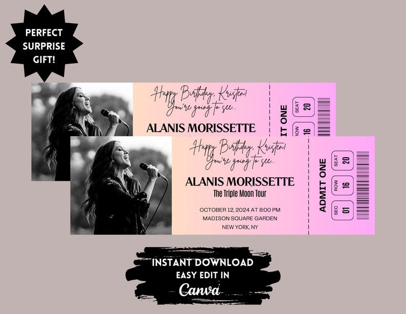 Editable Concert Ticket Template - Il 794xN.5863908104 87m7 