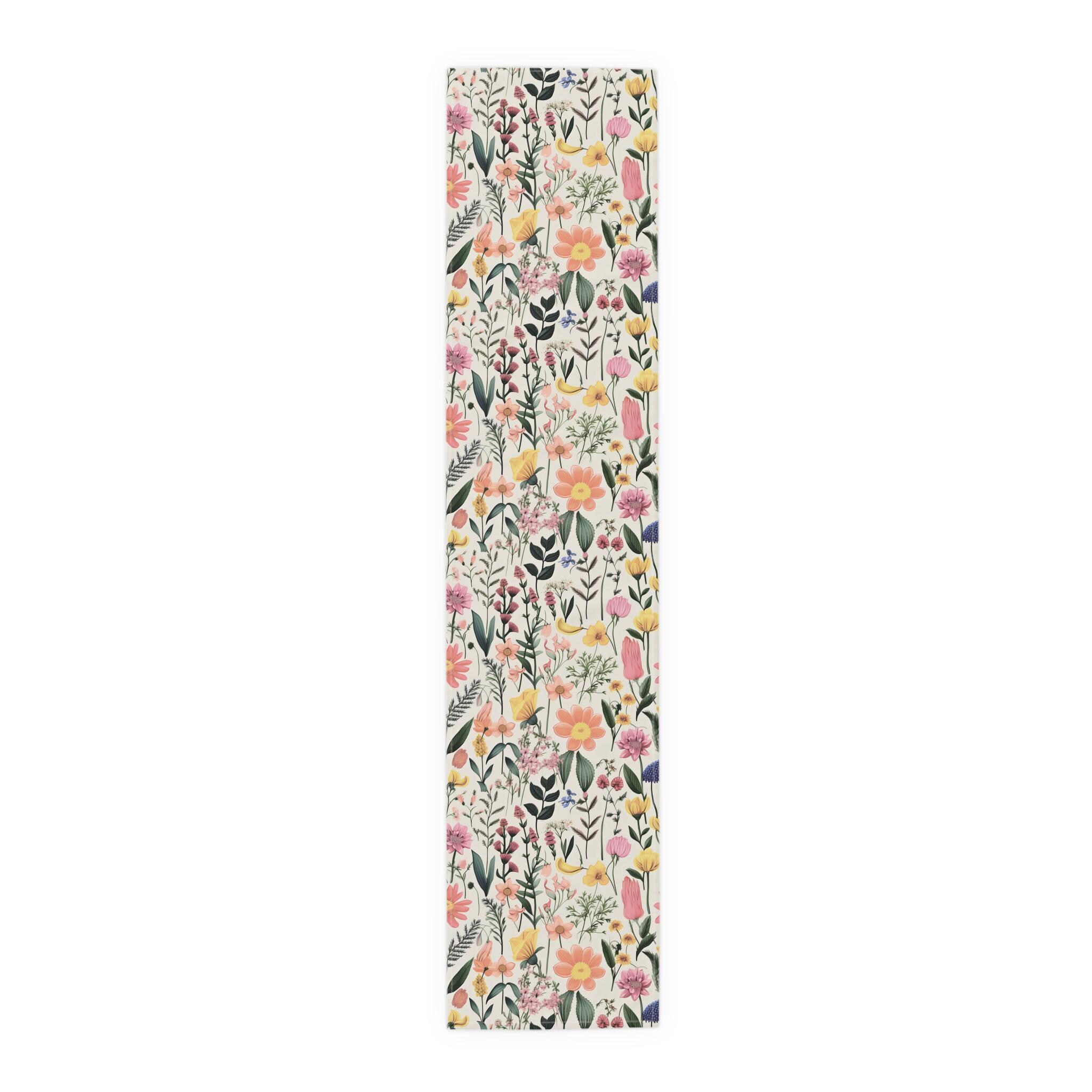 Artoid Mode Eucalipto tulipani vaso per fiori primaverili runner da tavolo, estate stagionale, cucina, decorazione per interni, vacanze, feste, 40 x 180 cm