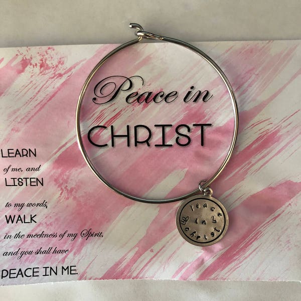 Peace in Christ Bangle