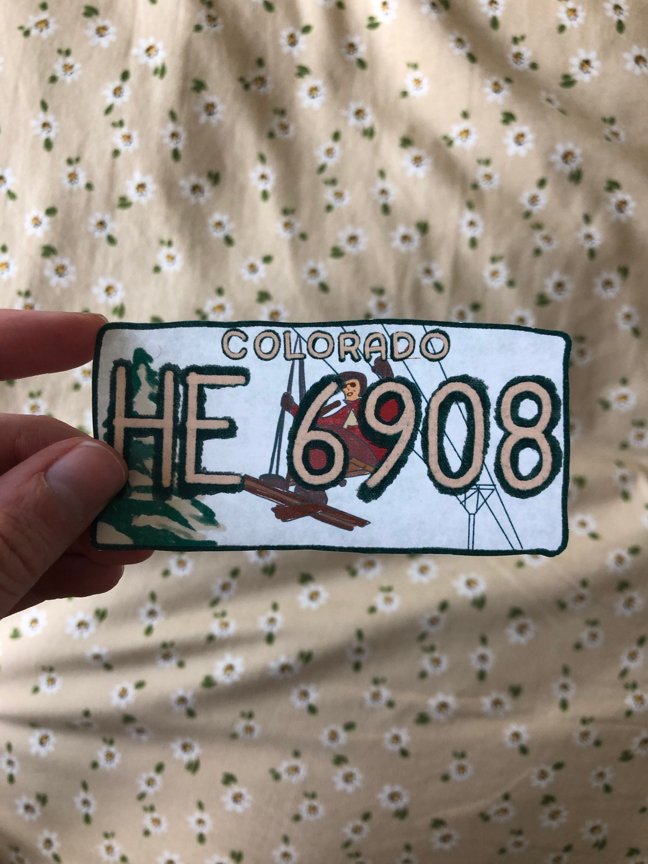 Colorado License Plate Sticker