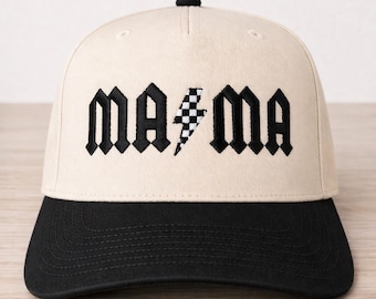 MAMA Trucker Hat | Edgy Cool Mom Hat | Embroidered Snapback | Trendy Mama Gift