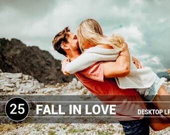 Fall In Love Lightroom Presets | Moody, Bright, Film (Digital Download)