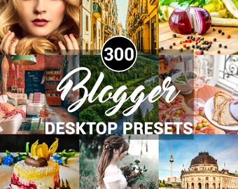 300 Best Blogger Lightroom Presets, Photo Editing Bundle