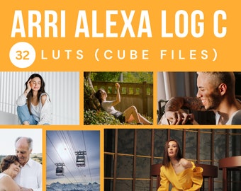 Arri Alexa Log C LUTs - Rec709, Premiere Pro, Davinci Resolve (Digital Download)