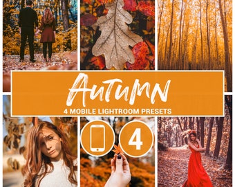 Autumn Mobile Lightroom Presets: Warm Fall Filters (DNG)