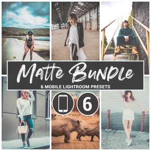 Matte presets Matte mobile presets lightroom presets Matte lightroom Blogger presets Moody presets Matte look Matte presets bundle Faded