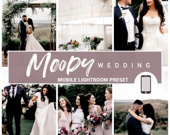 Moody lightroom presets Moody Wedding preset Wedding presets Moody presets Mobile presets mobile lightroom Wedding mobile Film presets