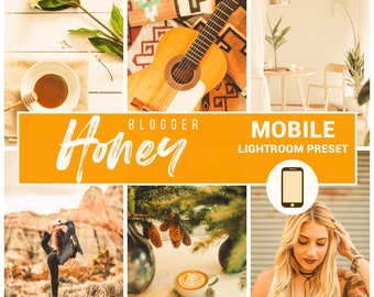 Honey Mobile Lightroom Preset | Warm, Creamy Caramel Tone (DNG)