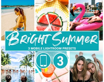 Bright Summer Lightroom Presets | Mobile Photography (DNG)