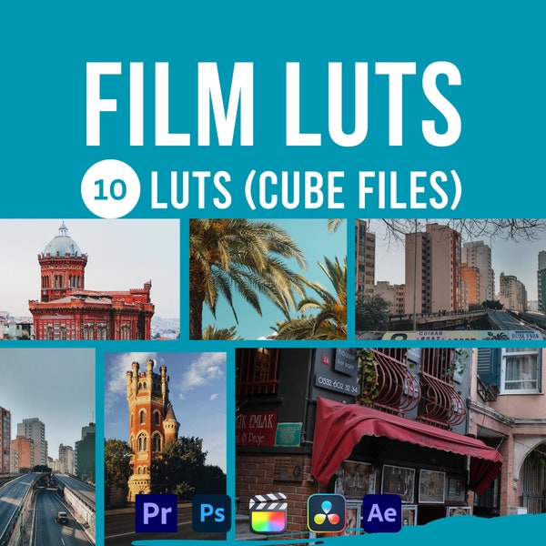 VSCO Luts- VSCO film Luts Pack bundle for video footage for Instagram reels, Facebook, YouTube, social media Videographers, photographers