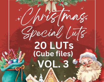 Christmas LUTs Vol.3 | Festive Color Presets (Digital Download)