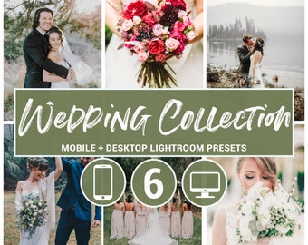 Wedding Lightroom Desktop + Mobile Presets Weeding mobile Wedding desktop Wedding presets Bright and airy Rustic presets Mobile presets